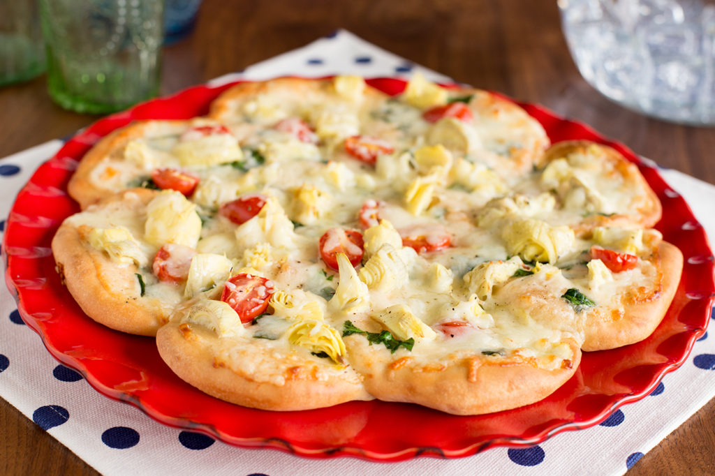 Anything tastes better with cheese and garlic on it and this slight variation pizza recipe is proof.