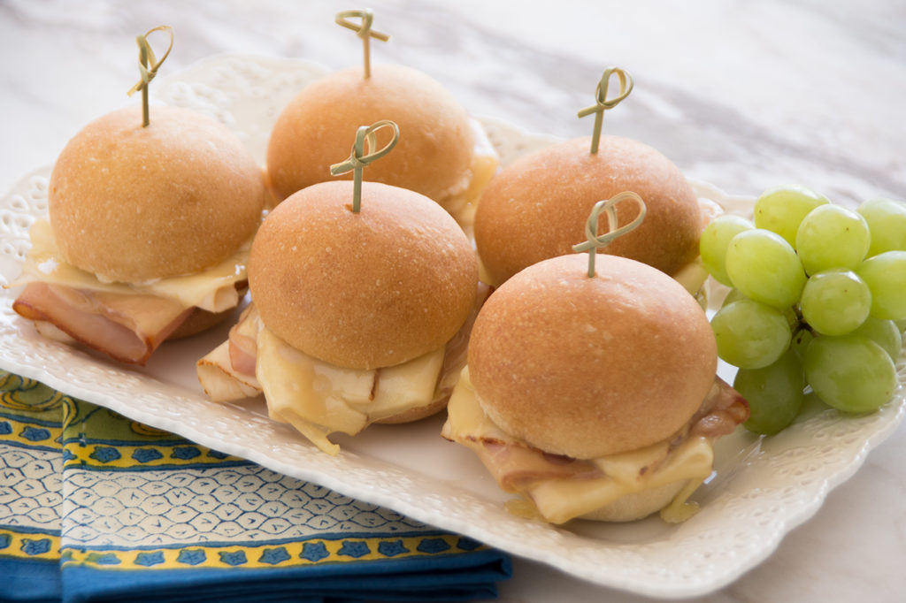 Great sliders for a fun summer lunch or dinner.