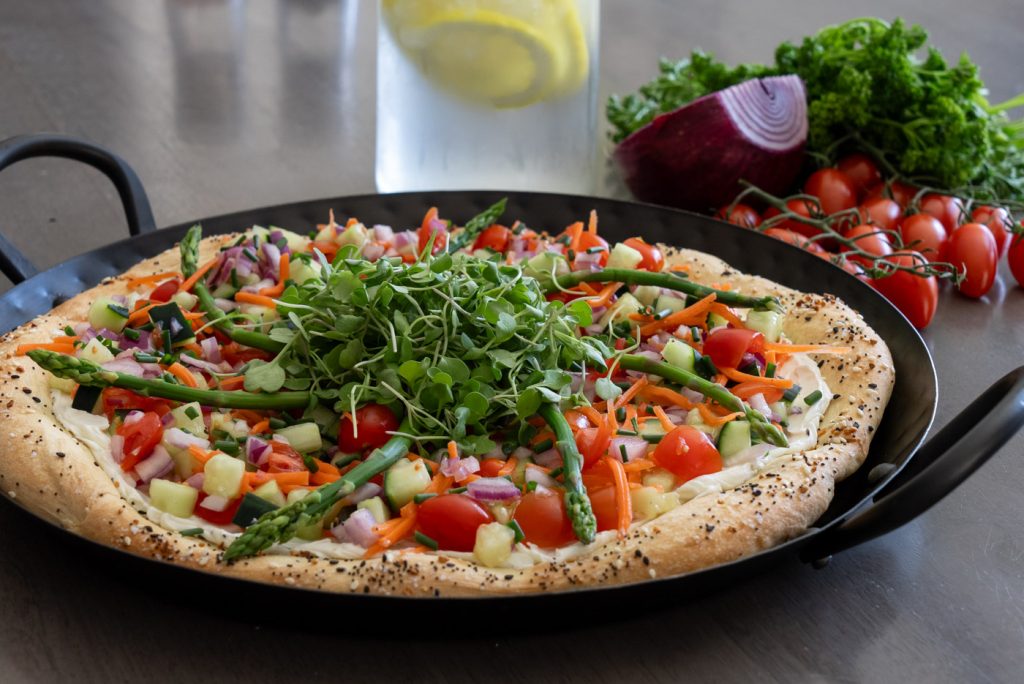 Garden Salad Pizza