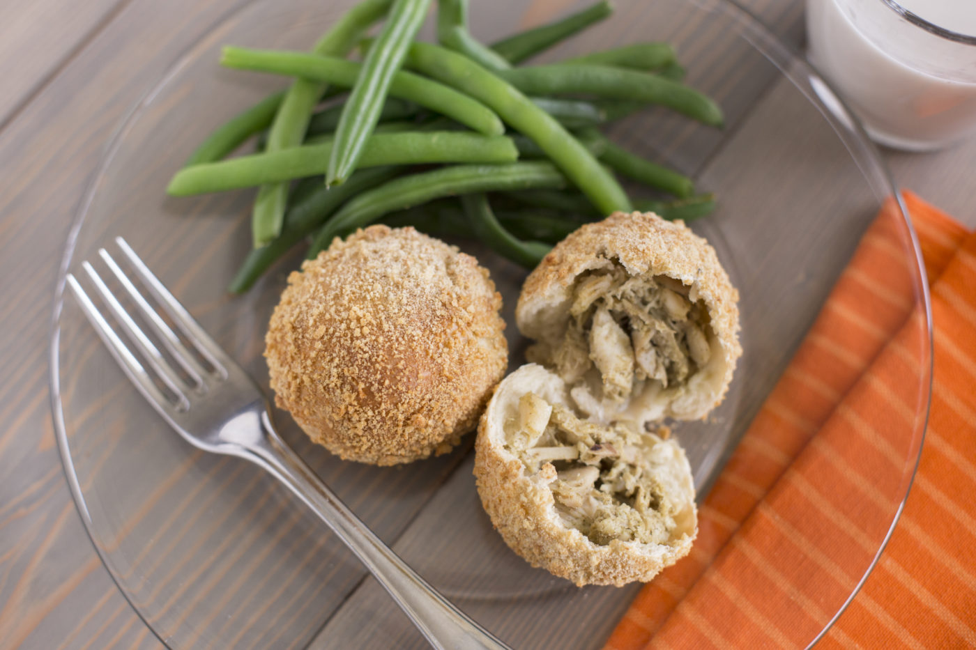 Chicken Filled Stuffing Rolls