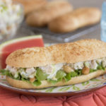 Chicken Salad Stuffed Breadsticks