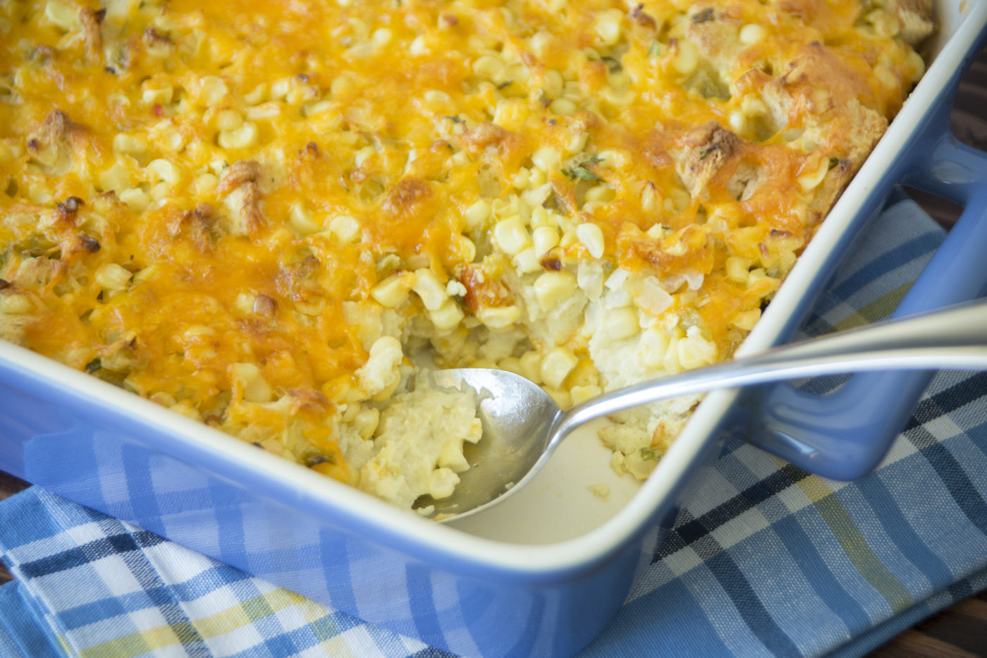 Corn And Cheddar Bake