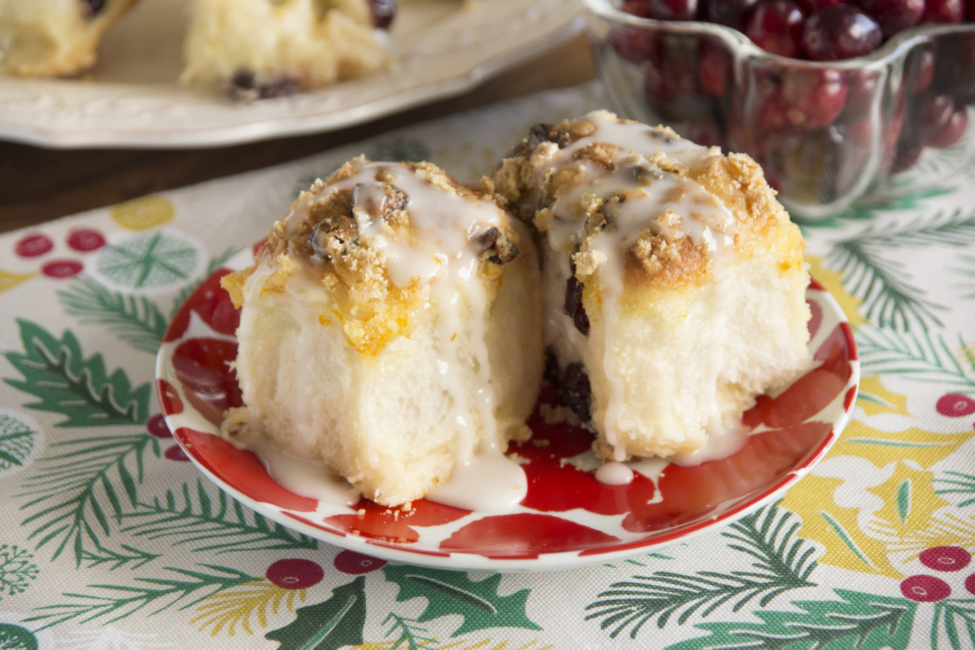 Cranberry Cream Cheese Pull Apart