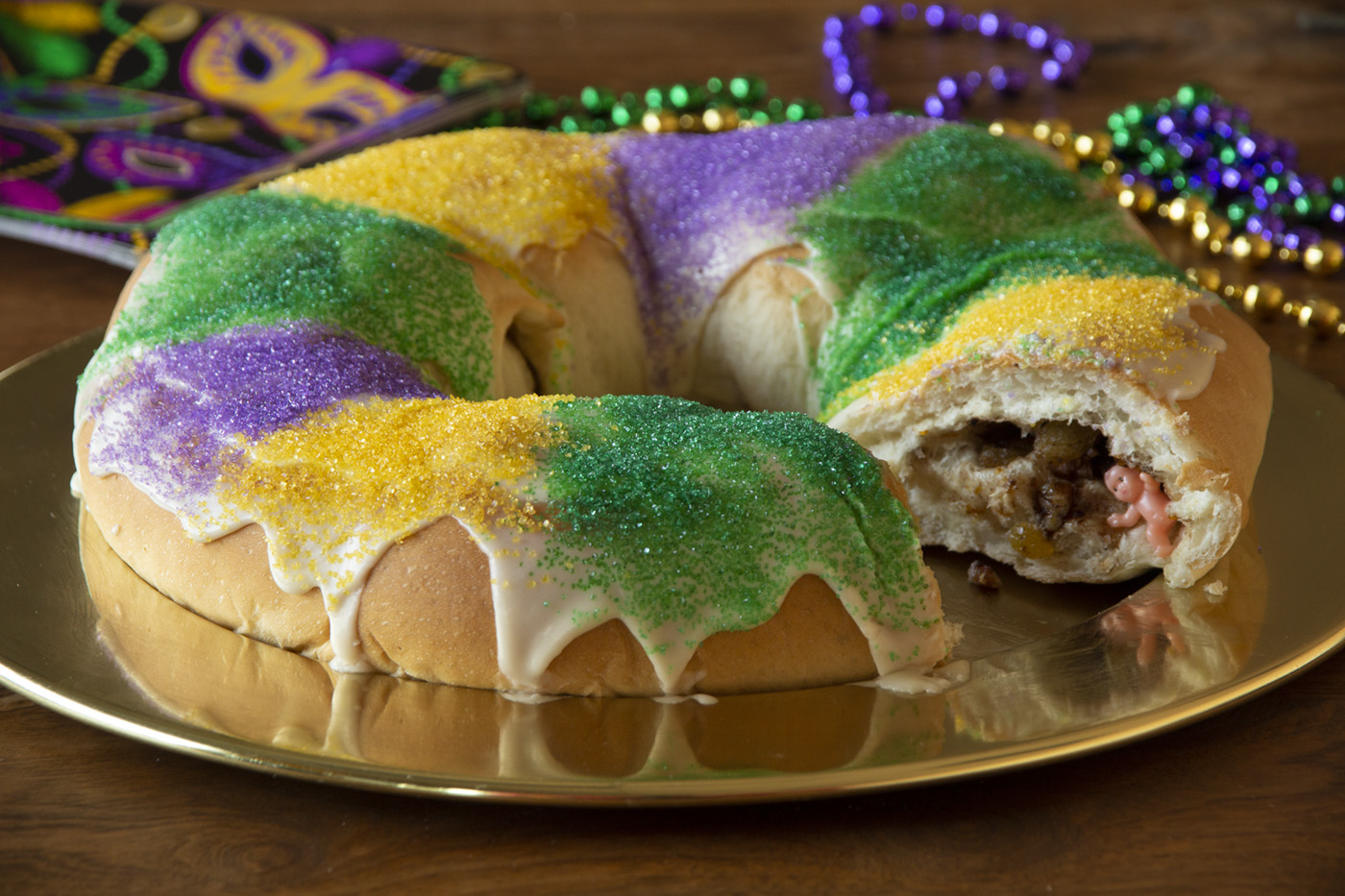 Mardi Gras King Cake Recipe - Savor the Flavour