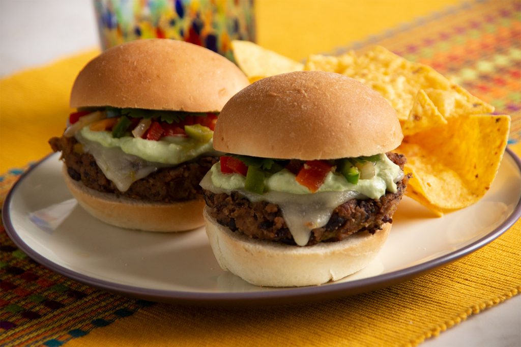 Kick it up a notch with a platter of our delicious Southwest Veggie Sliders.