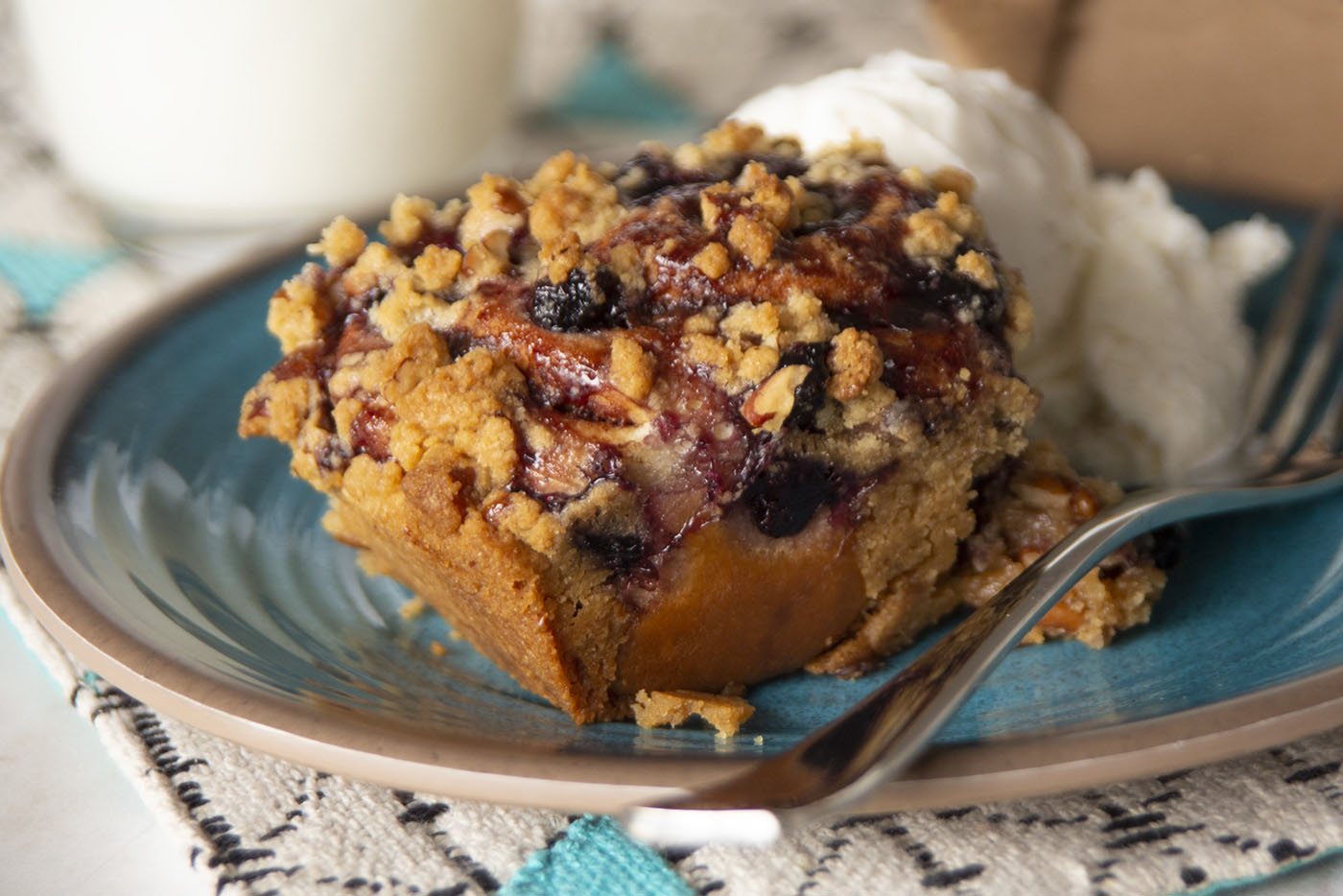 AnyTime! Cinnamon Blueberry Crumble