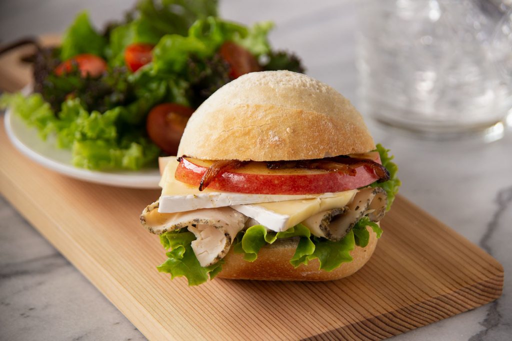 A winning sandwich combination packed into a delicious slider.