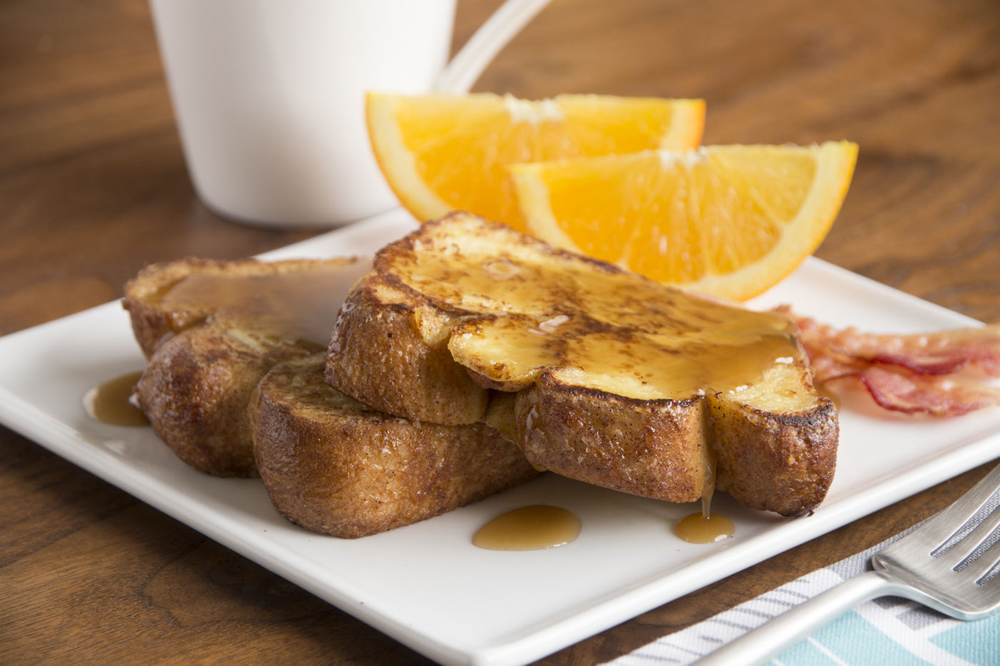 Baked Egg Nog French Toast