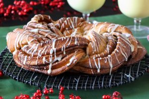 Eggnog Babka Wreath - Rhodes Bake-N-Serv