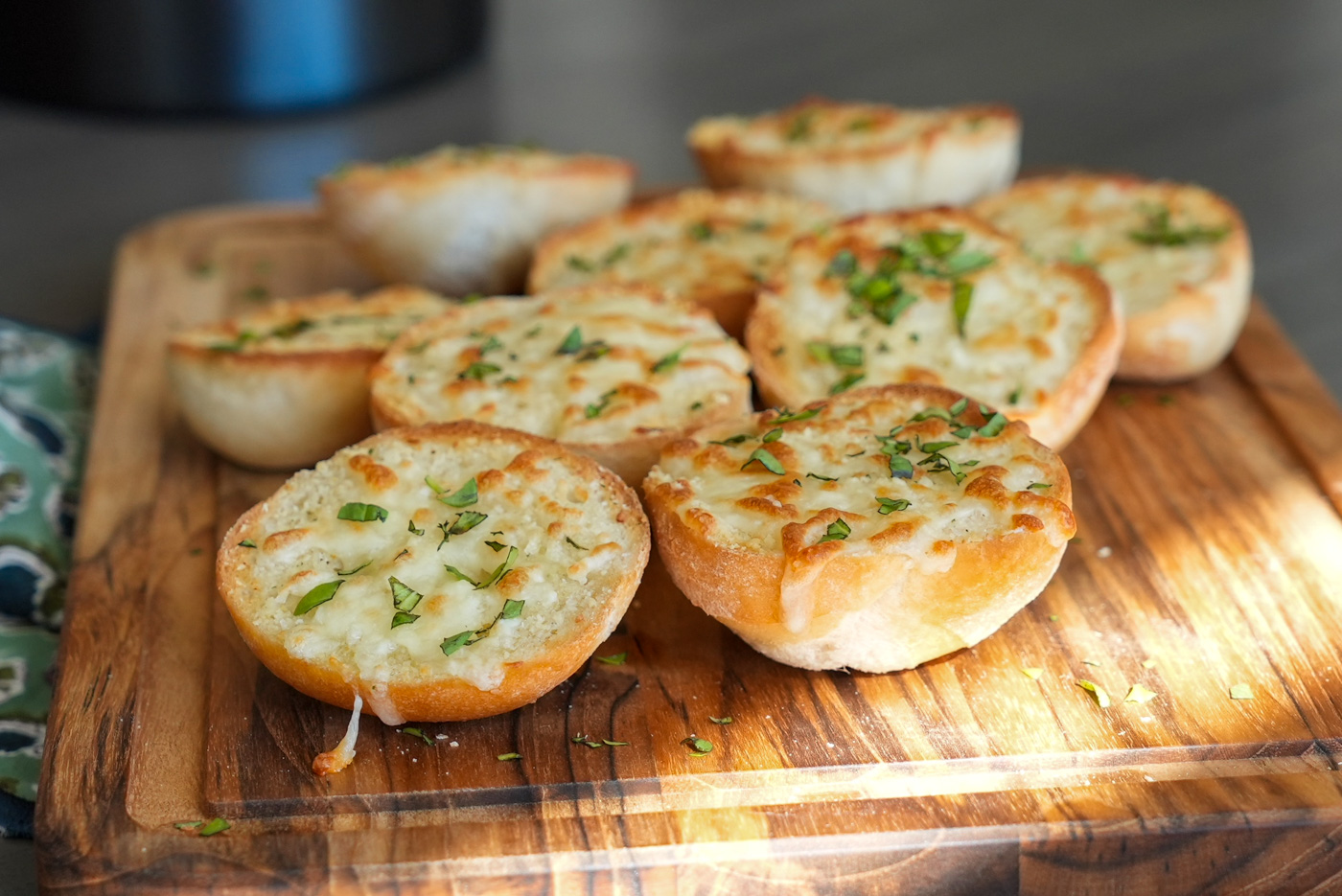 Mini Garlic Bread Pizza