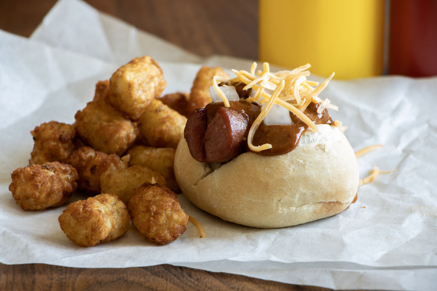 Chili Dog Slider.