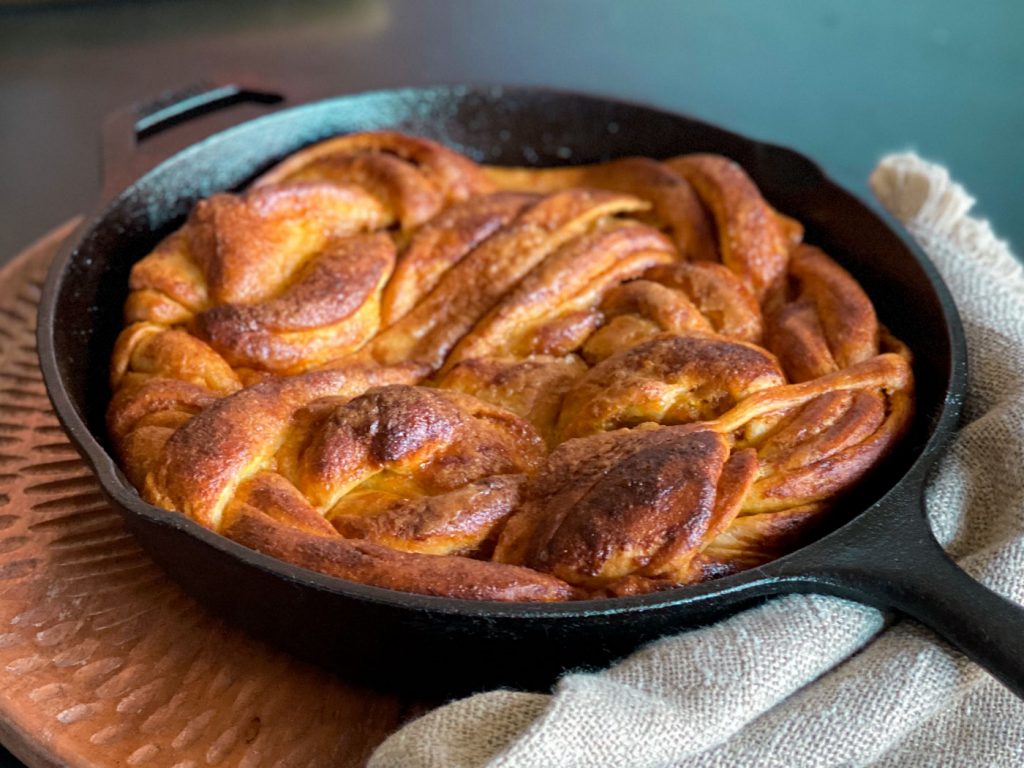 Chocolate and bread swirled together make this loaf just as beautiful as it is delicious.