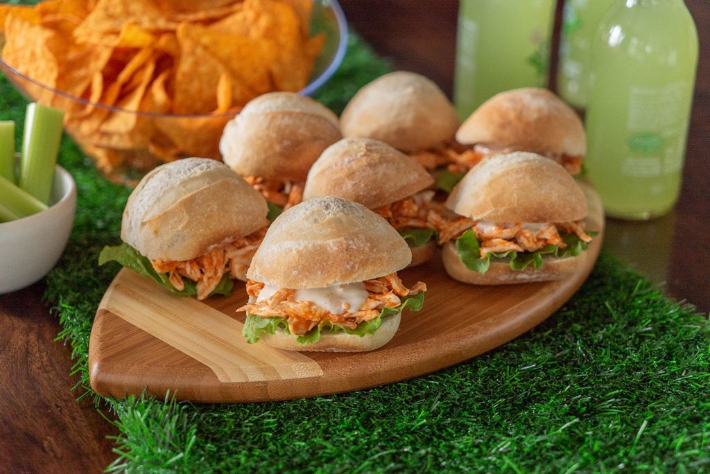 Like that spicy buffalo wing flavor? Make our Buffalo Chicken Sliders tonight.