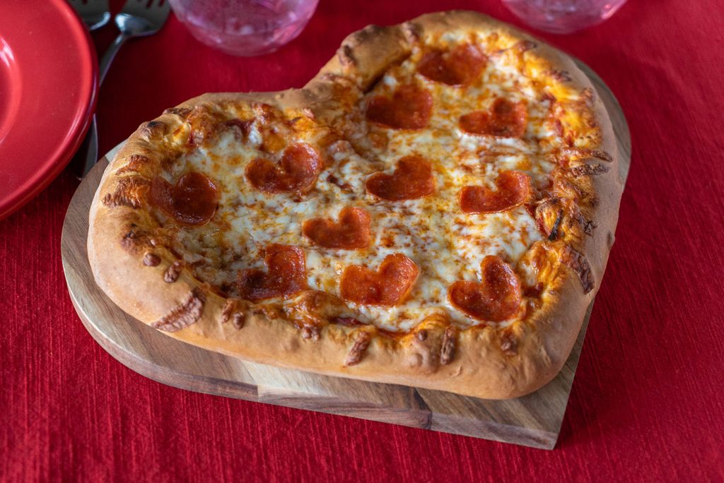 Simply the most endearing pizza you can make for that February holiday we all love to celebrate.