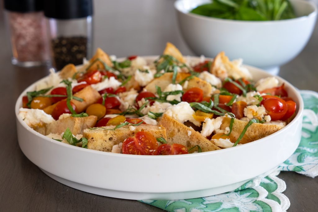 Caprese Crouton Salad