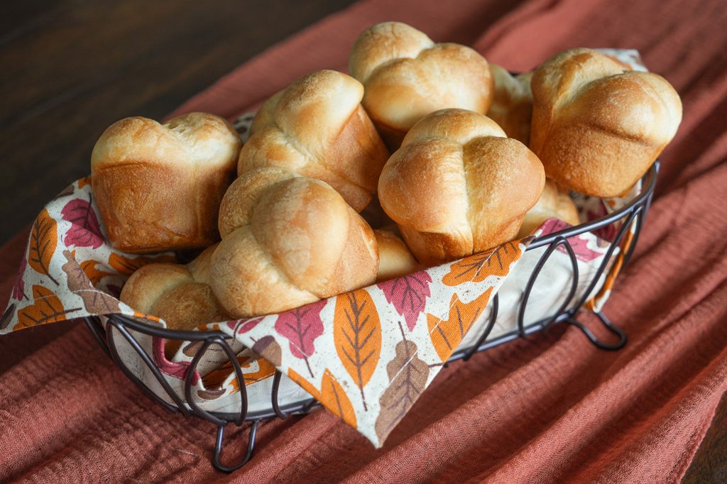 These easy rolls complete a menu with just the right visually pleasing, finishing touch.