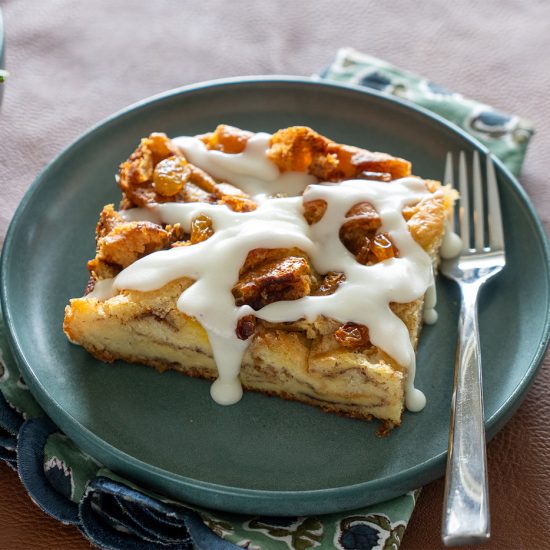 Cinnamon Roll Bread Pudding